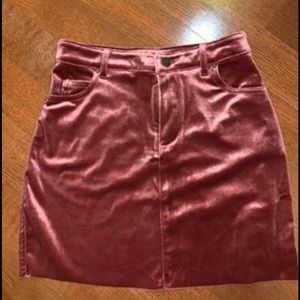 VELVET SKIRT
